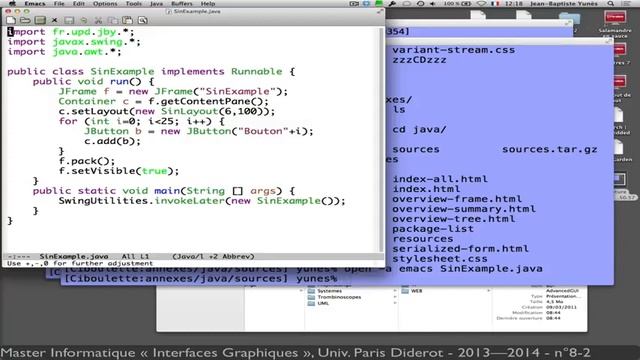 IHM GUI Java Swing n°8 p 2 Layout Manager смотреть онлайн
