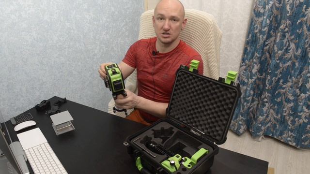 Обзор лазерного нивелира RGK PR-38G (лазерного уровня) смотреть онлайн