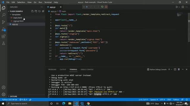 Flask tutorial from scratch for beginners | POST and GET requests