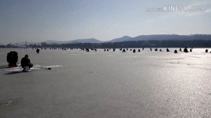 Ловля корюшки на махалки на Океанской. Зимняя рыбалка во Владивостоке. 10.03.2019.