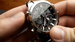 Casio Edifice EQB-500 - Setting Time and Date tutorial