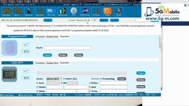 Dot Projector "Face ID" Flex reprogrammer with JC Pro100S and F1 смотреть онлайн