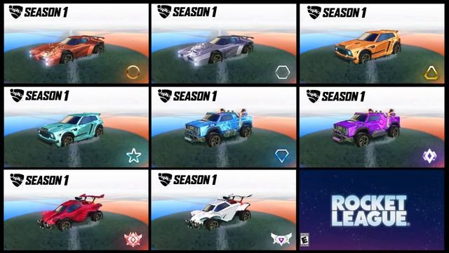 Rewards Season 1 (season 15) - Rocket League смотреть онлайн