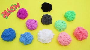 Смешивание Плюша разных цветов. Смешиваем белый цвет.