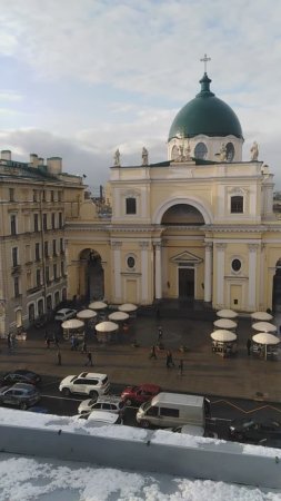 Петербург. Вид к крыш на Невский проспект