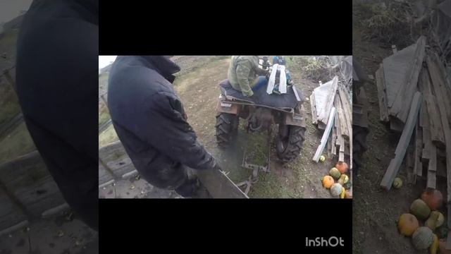 Случайностей не случается))) уборка тыквы. смотреть онлайн