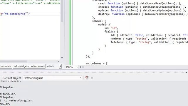 Aprende a desarrollar apps en html5 Angular + Kendo смотреть онлайн
