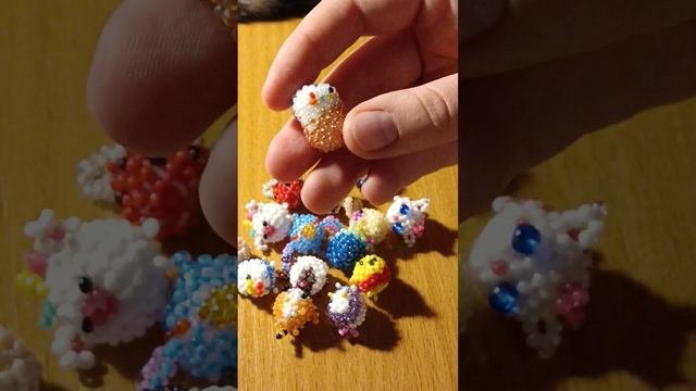 коллекция кругляшей из бисера ??? #кругляшиизбисера #бисероплетение #бисер #рек #заказ #амигуруми