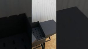 Красивый резной мангал. мангал на колёсах. мангал с двойным дном для равномерного горения угля