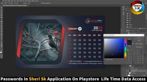 How To Create 2023 Desk Calendar Design In Photoshop |2023 PSD Calendar Template| |Sheri Sk|