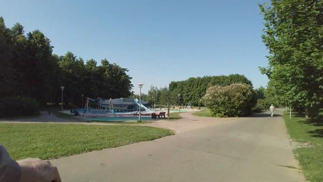 Поехали... Москва, нижний Царицинский пруд, Борисовский пруд, парк Борисовские пруды.