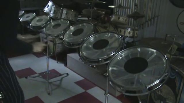 Test of full set of vintage Remo Roto Toms смотреть онлайн