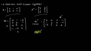 Transpose of a Matrix