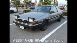 AE86 16V 4A-GE Blue Top Engine Sound