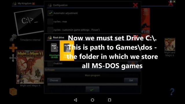 ElderScrolls : Arena on Android. Installation guide using Magic Dosbox
