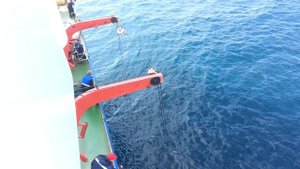 Спуск мотобота