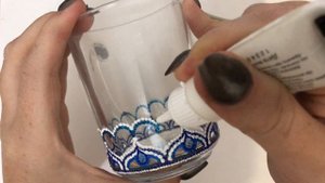 Мастер класс. Точечная роспись кружки. Master Class. Decoration mugs.