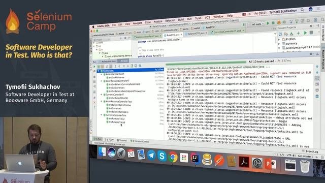 Software Developer In Test. Who Is That? (Tymofii Sukhachov, Germany)