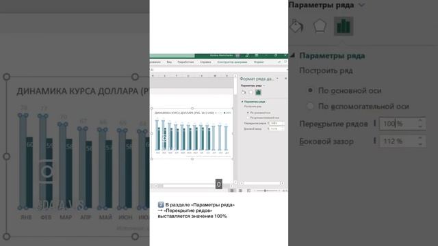 Как управлять перекрытием столбцов #excel #лайфхаки #фишка #просто