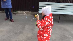 Прогулка с NataTusya. Много мыльных пузырей.