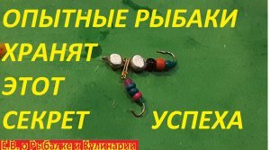 ОБ ЭТОЙ ТАЙНОЙ ЛЕГЕНДАРНОЙ МОРМЫШКЕ ЗНАЮТ НЕ МНОГИЕ,ВЕДЬ НА НЕЕ МОЖНО ПОЙМАТЬ ОЧЕНЬ МНОГО РЫБЫ.