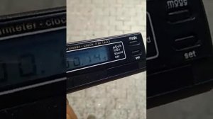 Прогулка с дозиметром РМ1203 по гранитному тротуару