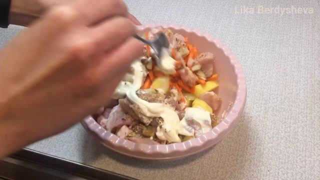 Картошка с мясом в горшочках без обжарки | Свинина с картошкой в горшочке