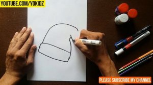 How to draw Santa Claus HAT