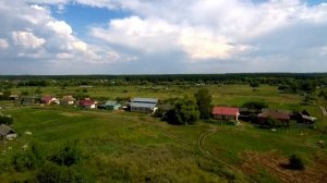 Аэросьемка. Церковь. село Студенка