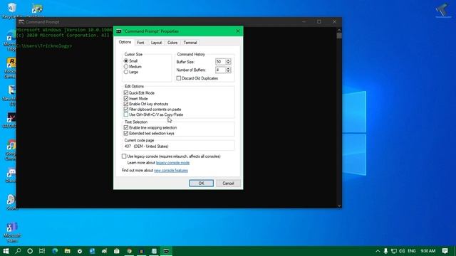How to Enable Copy Paste in Windows 10 Command Prompt[CMD]