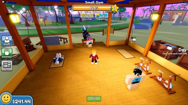 МОЯ СУПЕР КАЧАЛКА ЗА 1.000.000$! GYM ТАЙКОН ROBLOX смотреть онлайн