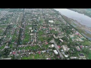 Город Зея с высоты 800 метров