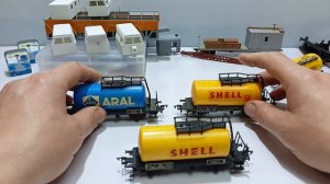 Модель железнодорожного крана от фирмы Jouef после ремонта.