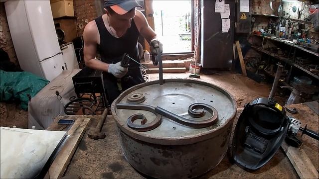 Как сделать костровую чашу/ костровая чаша из металла/ очаг своими руками