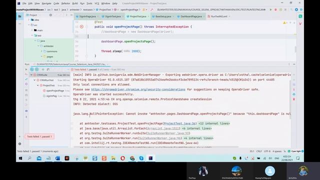 [Selenium Java] Bài 22: Thực hành cấu trúc Page Object Model POM với dự án Project Manager (part 1) смотреть онлайн