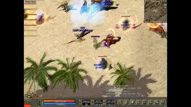 Legend Of Mir 3 - TEMPLAR vs XHeroes for Taosung Wall смотреть онлайн