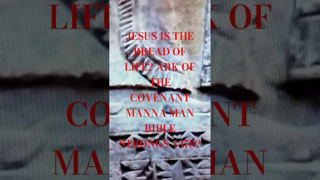 JESUS IS THE BREAD OF LIFE? ARK OF THE COVENANT MANNA MAN BIBLE STRONG'S CONCORDANCE 4478?