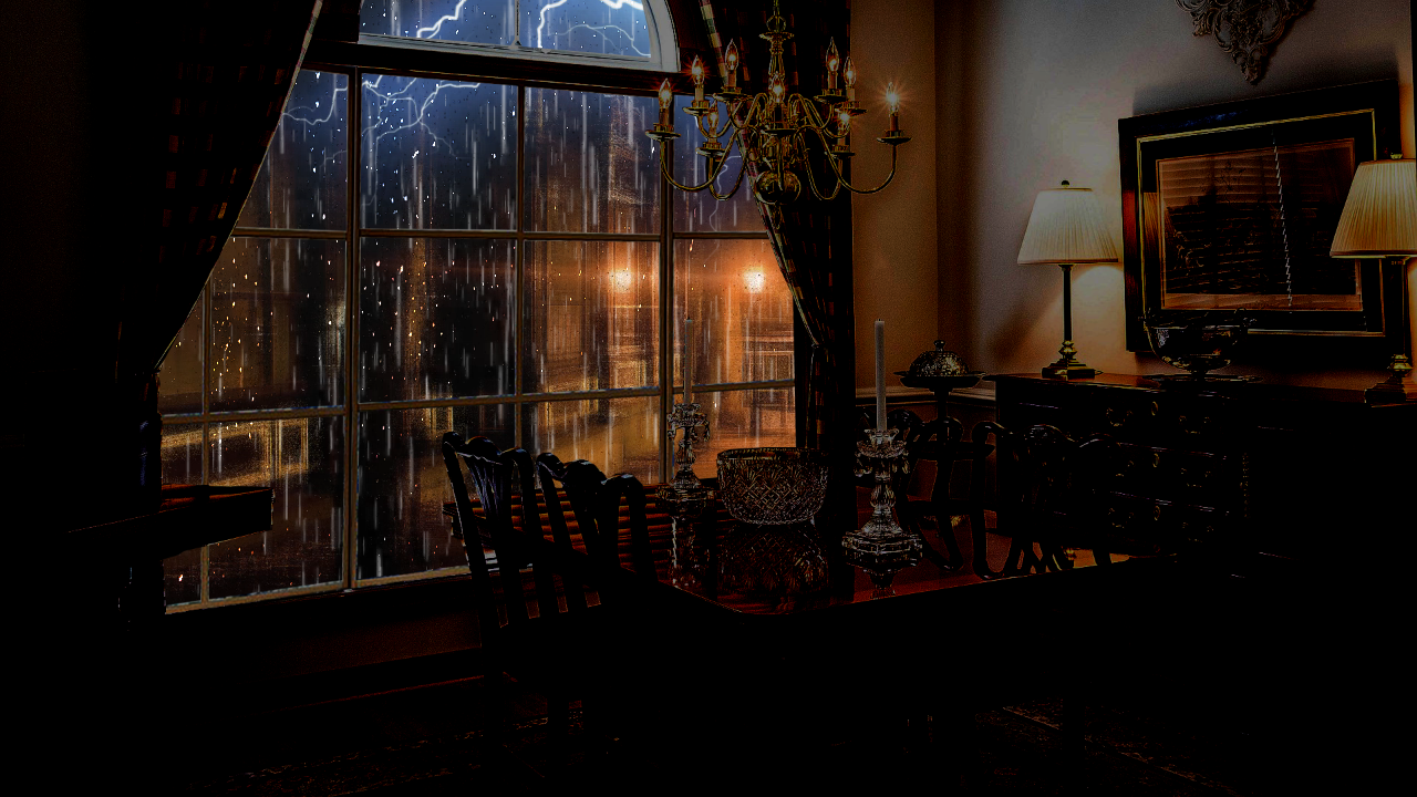 Шум дождя на окне со звуками грома для сна смотреть онлайн