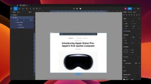 Apple Vision Pro Animation in Figma (2023)