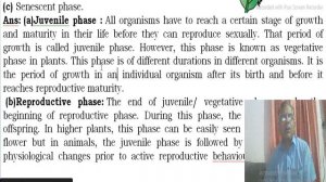 BIOLOGY-12th class  CBSE NCERT Chapter 1- Reproduction in organism -NCERT