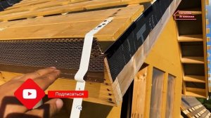 #9 Каркасный дом на УШП. Кликфальц: Шаг обрешётки и карнизный свес.