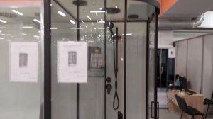 Душевая кабина FRANK F400_1 BLACK www.vsantechnike.ru