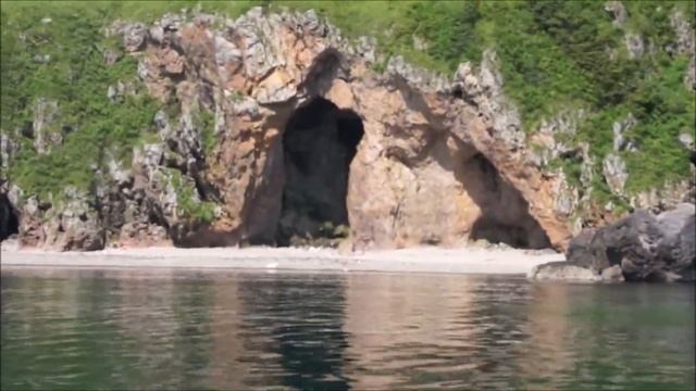 Красивый вид на полуостров Японского моря смотреть онлайн