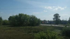 Вид из окна поезда - Река Камбарка. Природа Удмуртии. Прикамье. (г.Камбарка, Удмуртия)