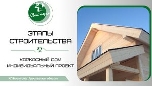 Строительство каркасного дома от компании Свой Терем. Рыбинск.