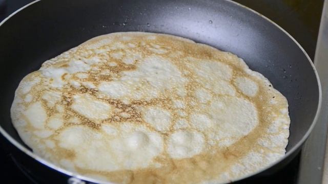БЛИНЧИКИ на кипятке с творогом и джемом  !