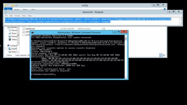 Automic Automation – Self-Signed Certificates (Java Truststore) смотреть онлайн