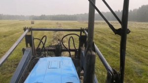 Прессуем сено! Сенокос с ночёвкой)