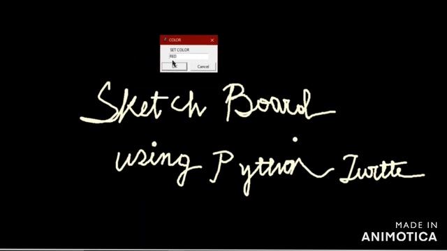 How to create a Blackboard using python 3.11 to write & draw manually | MAX recursion depth exceed