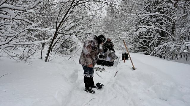 Гора Ялангас - путешествие на снегоходе.